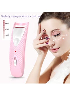 KASTWAVE Heated Beauty Eyelash Curlers, Fast Curl Lash Curler with Silicone Refill Pad, for Women Long Lasting Naturally Lash Extensions Tool  - Image 5