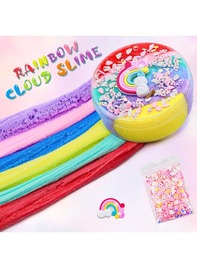 SIMDOW 6 Pack DIY Slime Kit Toy with Perfect Birthday Present Party Favors for Kids - Image 4