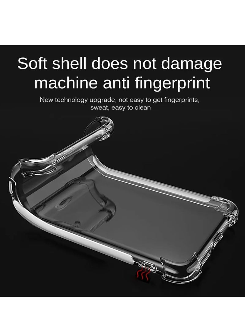 أكاليكس بي ام جراب لهاتف Honor 90 غطاء شفاف مقاوم للصدمات مرن من مادة TPU غطاء ممتص للصدمات شفاف مضاد للخدش - Image 2