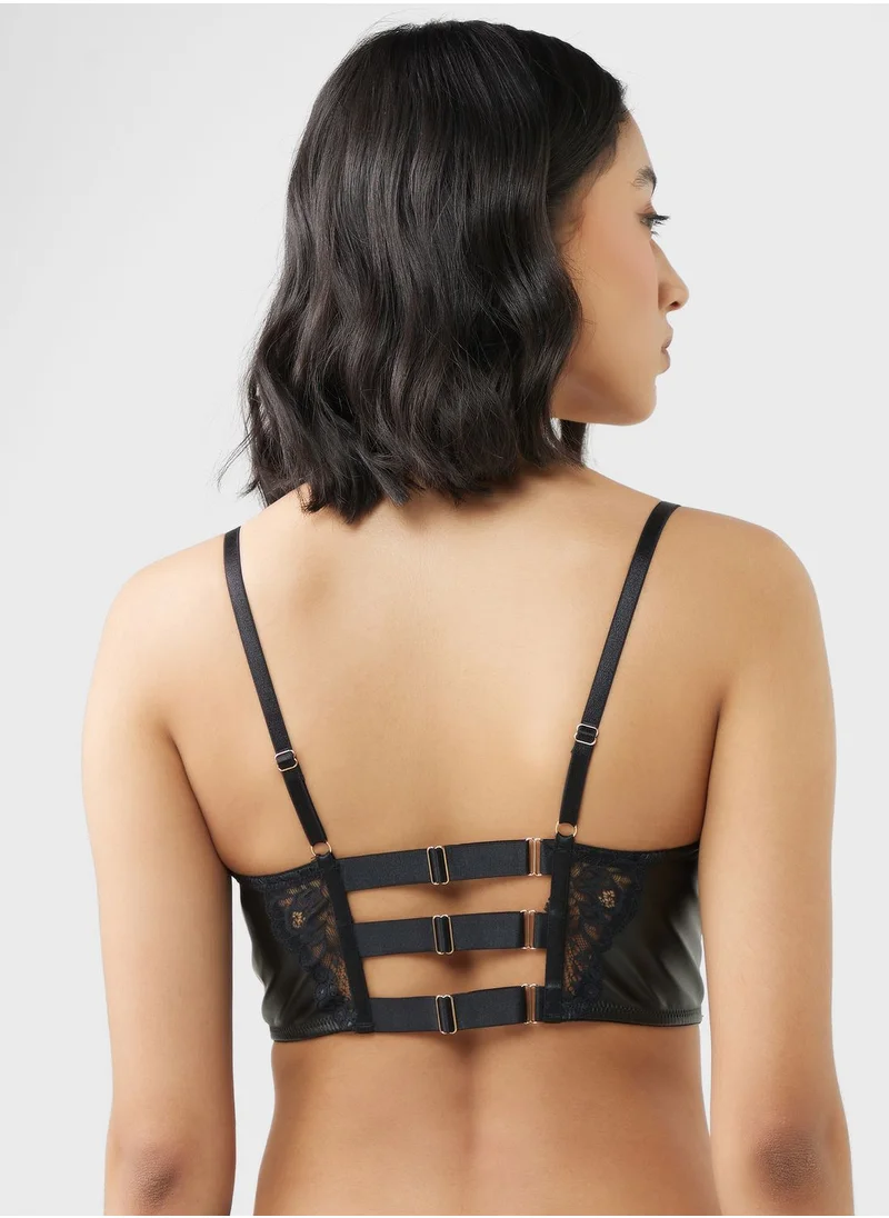 hunkemoller V-Neck Pushup Plunge Bra