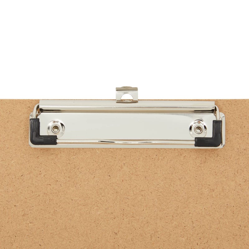 Juvale Clipboard - 11.5 x 17.4 in, Brown MDF, 4-Pack - Wood Clipboard Set with Low-Profile Metal Clip & Retractable Hook - Oversized & Portable for Drafting Board & Sketch Board Use - Image 5