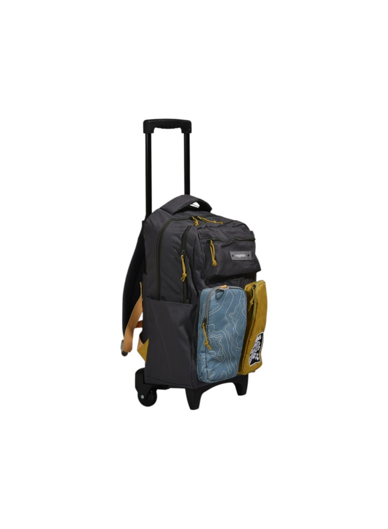 MAGELLAN Backpack Trolley 259D004B | Rolling School Backpack with Pencil Case | Student Trolley Bag Set - Image 4