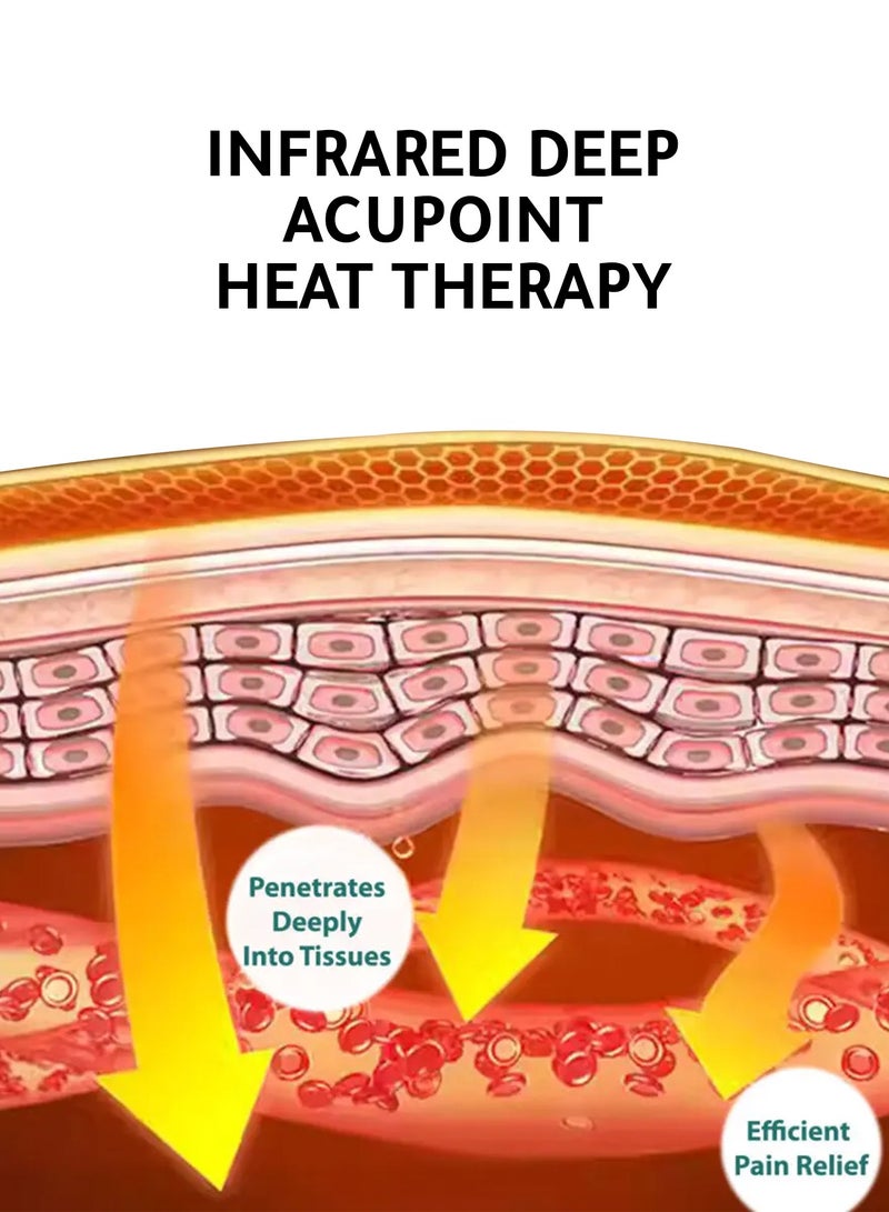 Zero Beyond Wellness Zero Healthcare Electric Heated Knee Massager, Infrared Heat & Vibration Joint Elbow Shoulder Knee Pain Relief, Adjustable Gears - Image 5