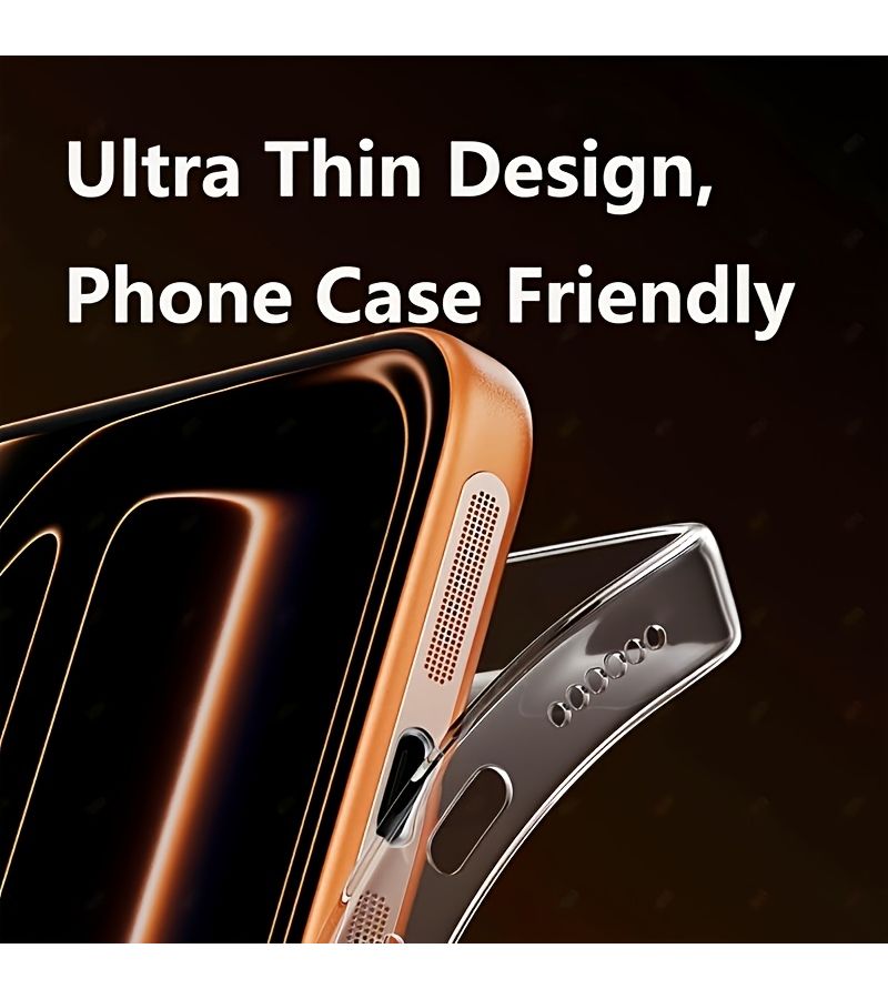 6 قطع ملصق شبكي أسود مضاد للغبار لسماعة ومنفذ شحن iPhone 17 Pro - Image 4