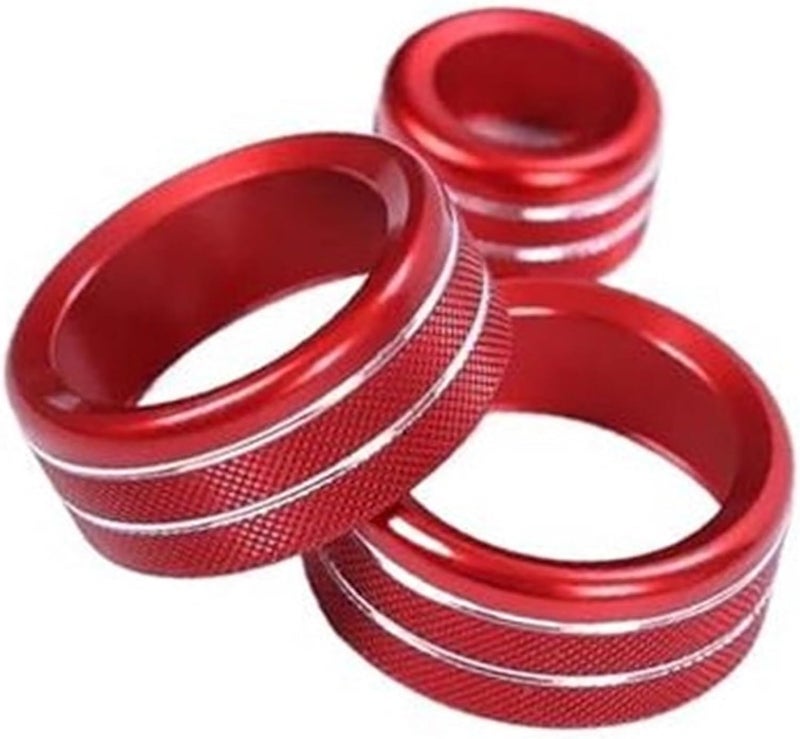 Wivplex Car Multimedia Button Cover Set - Red - Image 1