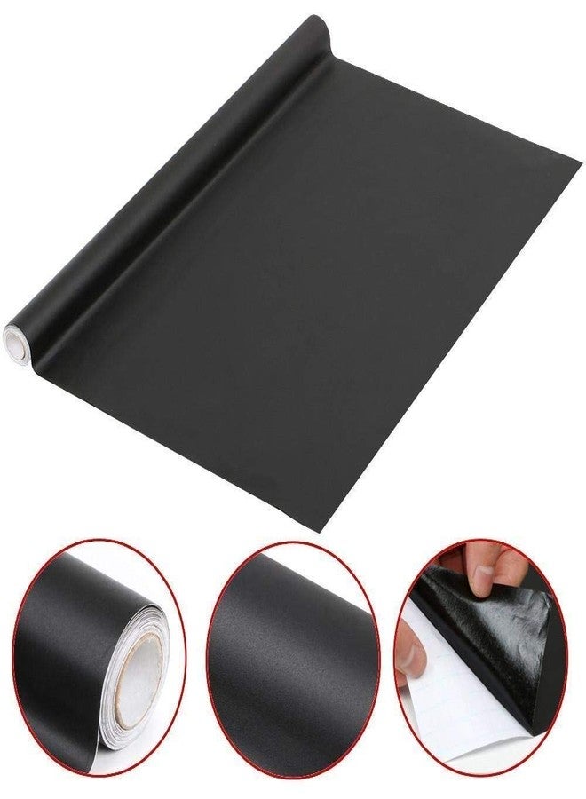 IcyFlame PVC Self Adhesive Chalkboard Sticker with Chalk ~ 200 X 45 CM (Black) - Image 2