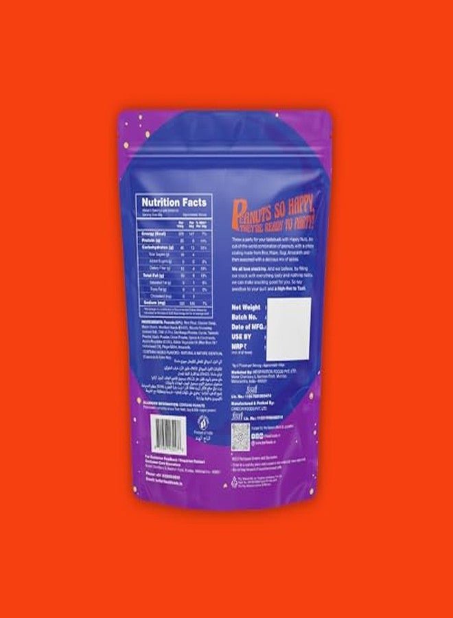 Taali Coated Flavour Peanuts | Spizee Masala | Crispy, Roasted Not Fried, Happy Nuts, No Palm Oil, No Maida, 140g (Pack of 4) - Image 5