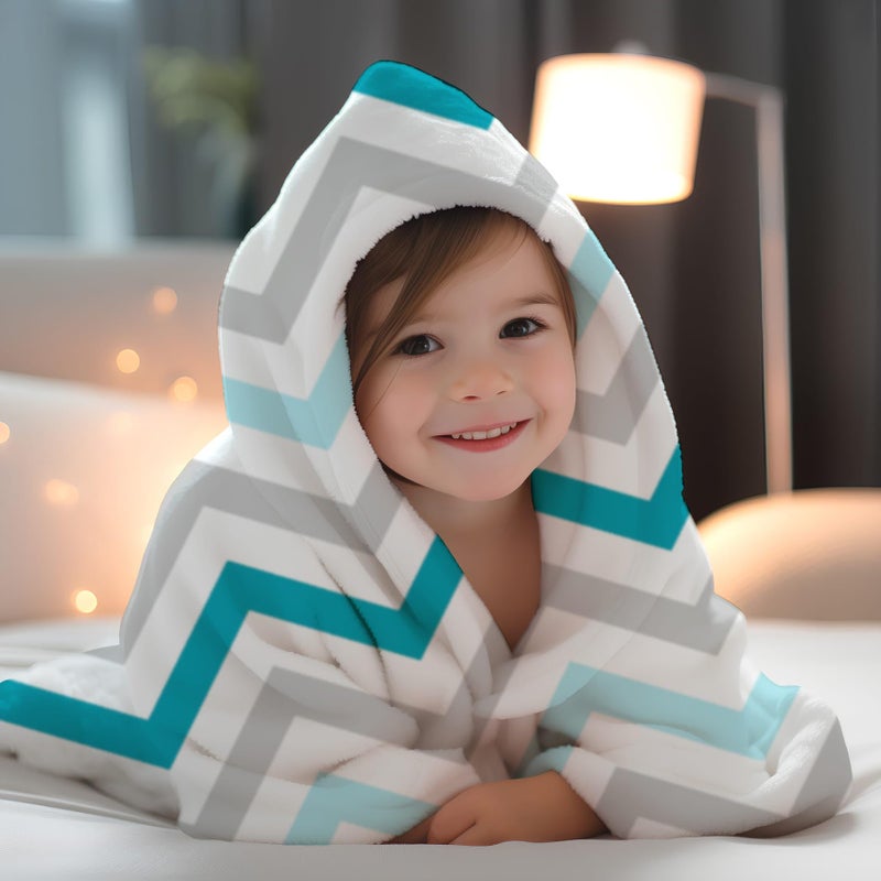 1ST STEP New Born Baby Blanket All Season Printed Single Super Soft Wrapper Sheet for AC Room for Baby Boys, Baby Girls, Babies (Zig Zag, 100 X 140 cms) - Image 1