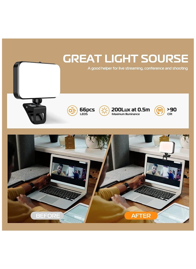 Anmi LED Selfie Light Be Suitable For Picture Selfies, video call light And portable ring light (White)  - Image 4