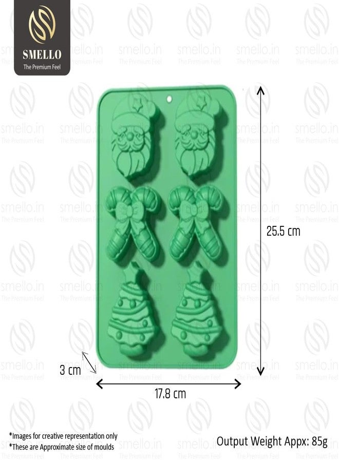 Smello's 3D Tree Snowflake Christmas Tree Santa Snowman Moulds (CE 105) - Image 2