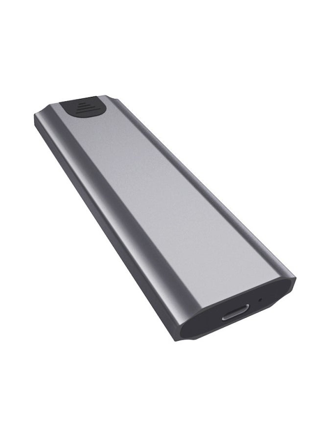 M.2 Hard Disk Box USB3.1Type-C Support NGFF/MVMe Dual Protocol Metal External Mobile Hard Disk Box-Color:NVME/NGFF Dual Protocol  - Image 1