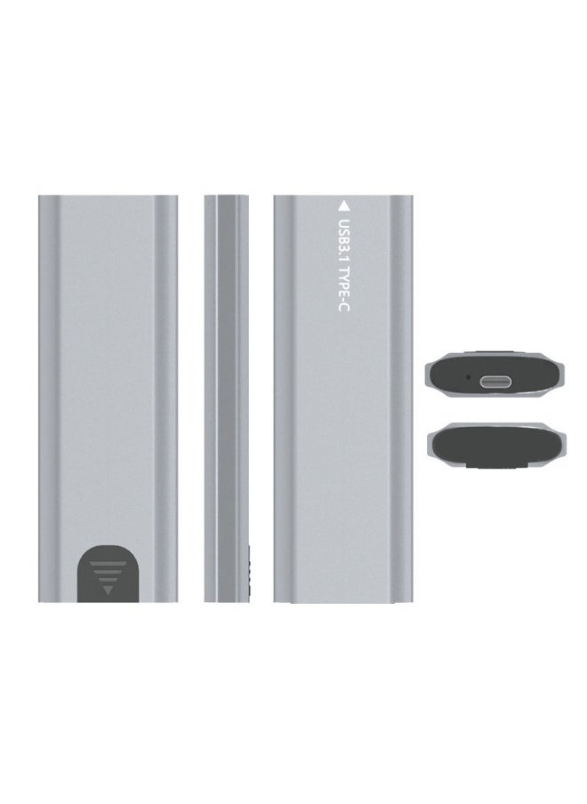 M.2 Hard Disk Box USB3.1Type-C Support NGFF/MVMe Dual Protocol Metal External Mobile Hard Disk Box-Color:NVME/NGFF Dual Protocol  - Image 5