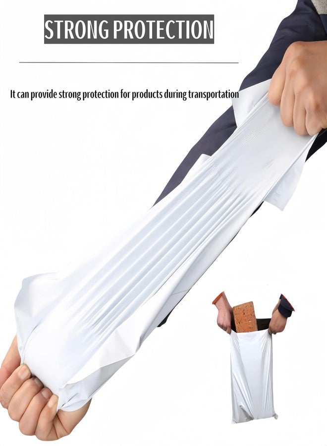 Yzjcafriz White Poly Mailers 15x18.5 Inches Waterproof Self Sealing Shipping E Commerce Bags for Apparel and Non Fragile Items 10 Pack - Image 5