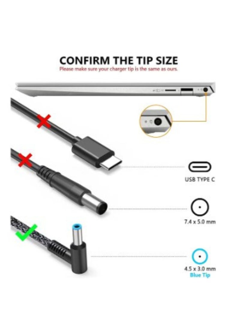 Terabyte 65W HP Envy X360 13-AG0003SA, Envy X360 13-AG0019UR Laptop Replacement Adapter - Image 4