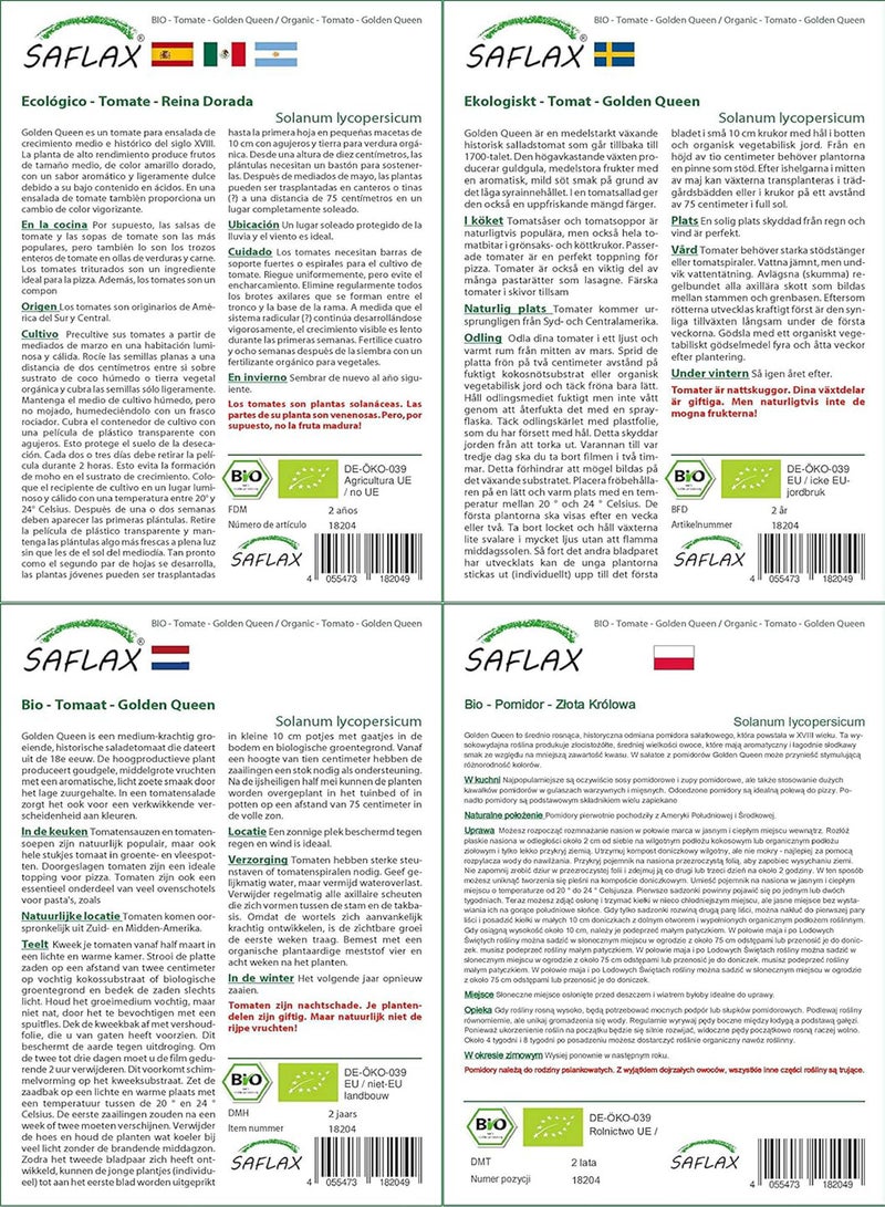 GGOOT Organic - Tomato - Golden Queen - 15 Seeds - Solanum lycopersicum - Image 4