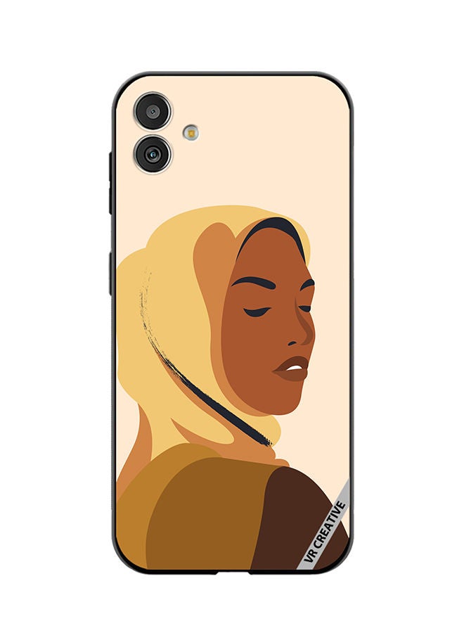 VR CREATIVE Protective Case Cover For Samsung Galaxy M13 5G Cartoon Woman Shape Design Multicolour - Image 1