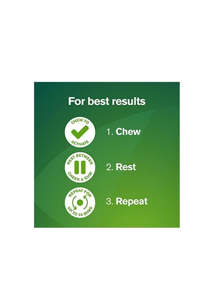 نيكوريت علكة النيكوتين أبيض ثلجي 2 ملجم 105 قطعة - Image 4