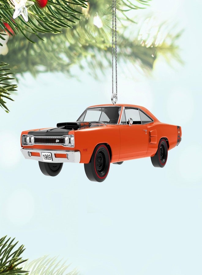 Hallmark Keepsake Christmas Ornament 2025, Classic American Cars 1969 Dodge Super Bee Six Pack 2025, Metal, Gifts for Car Collectors - Image 3