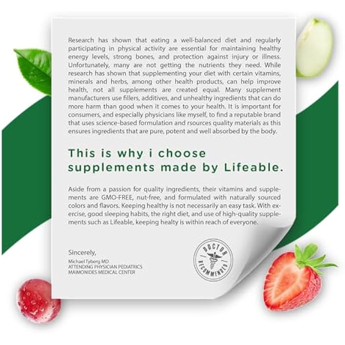 Lifeable Sugar Free Probiotics with Prebiotics Fiber for Kids – Great Tasting Natural Flavor Gummy Supplement – Keto Friendly Probiotic Chewable – 90 Gummies - Image 5