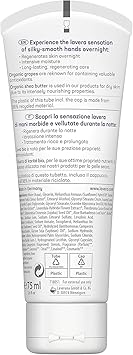 lavera Good Night 2in1 Hand Cream and Mask natural cosmetics vegan certified organic grape organic shea butter 75ml white - Image 4