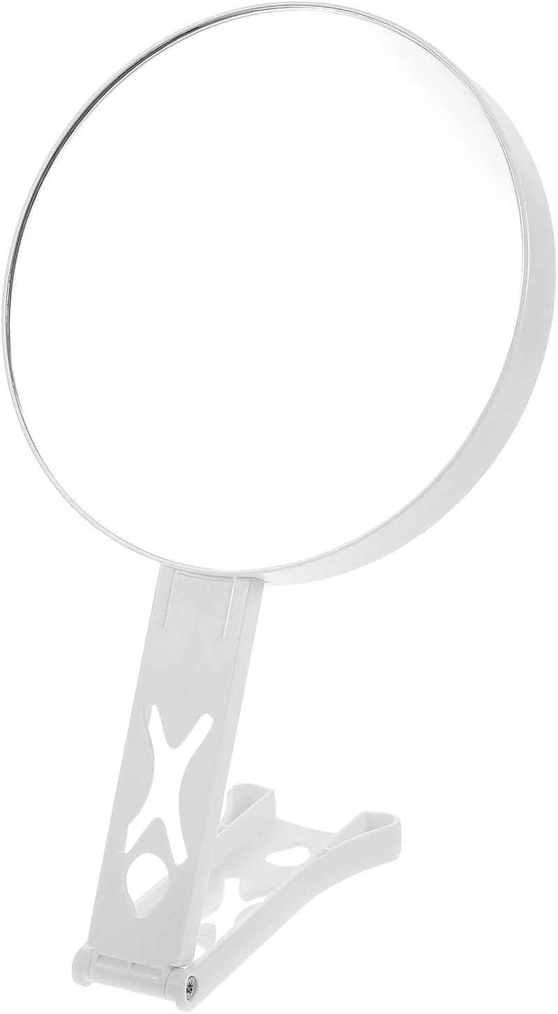 Cabilock Double Sided Handheld Makeup Mirror with Handle 20x Magnification Small Folding Abs Portable Travel Tabletop Cosmetic Mirror for Precise Beauty Application - Image 1