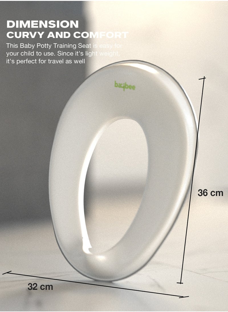 BAYBEE - Baybee Citrea Potty Training Seat for Kids, Portable Potty Seat Chair for Baby Western Toilet Trainer Seat with Anti Slip Strip, Kids Toilet Seat for New Born Babies 1 to 5 Years Boys Girls - Image 1
