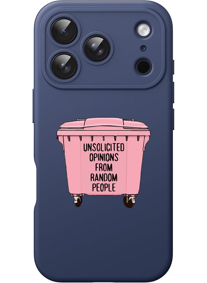 Theodor Protective Slim Fit Case Liquid Silicone Cover with Full Body Protection Anti-Scratch Shockproof Case For Apple iPhone 17 Pro Max (Blue) Opinions - Image 1