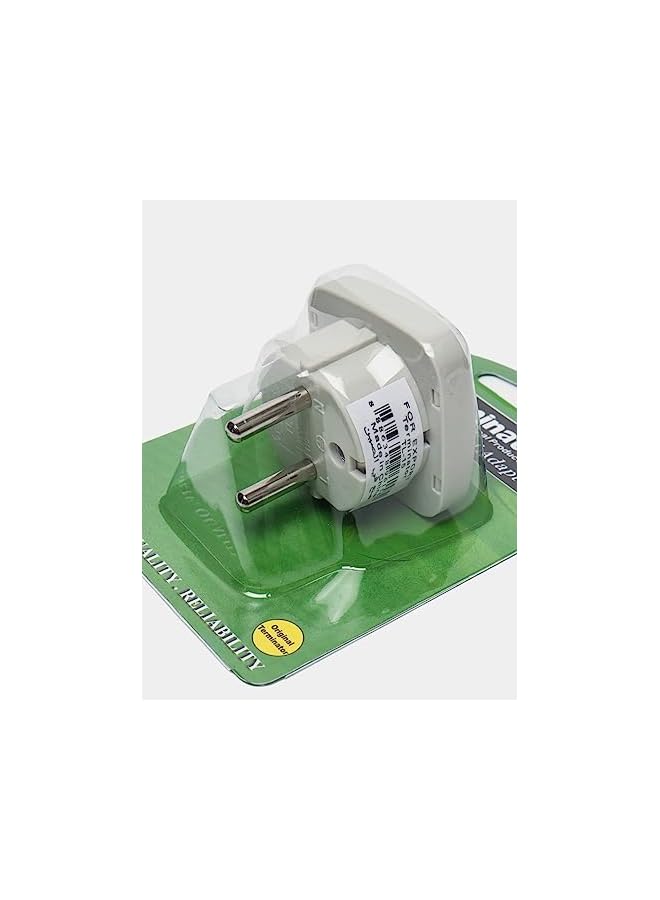 Terminator Terminator Multi Travel Adaptor Suchko To Universal Power Adapter UK/US/AU to EU Converter With Shutter & Indicator (TL15)  - Image 4