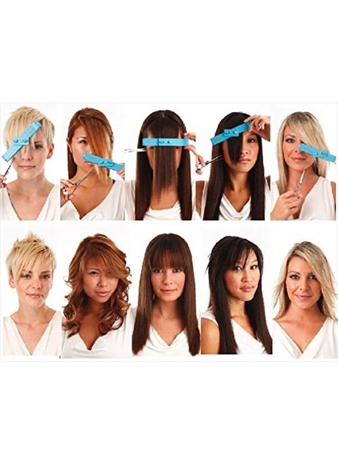 CreaProducts - Original CreaClip Set and Scissors Hair Cutting Tool - As seen on Shark Tank - DIY Hair Styling Kit for Layers Bangs Bobs Trims Split Ends Professional Shears Hair Cutting Scissors/Shear - Image 1