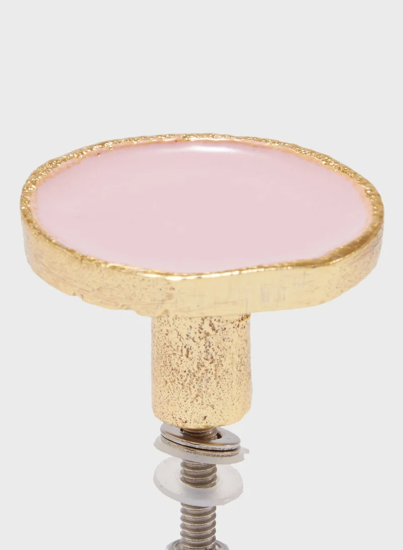 Bombay Duck Round Enamel Drawer Knob