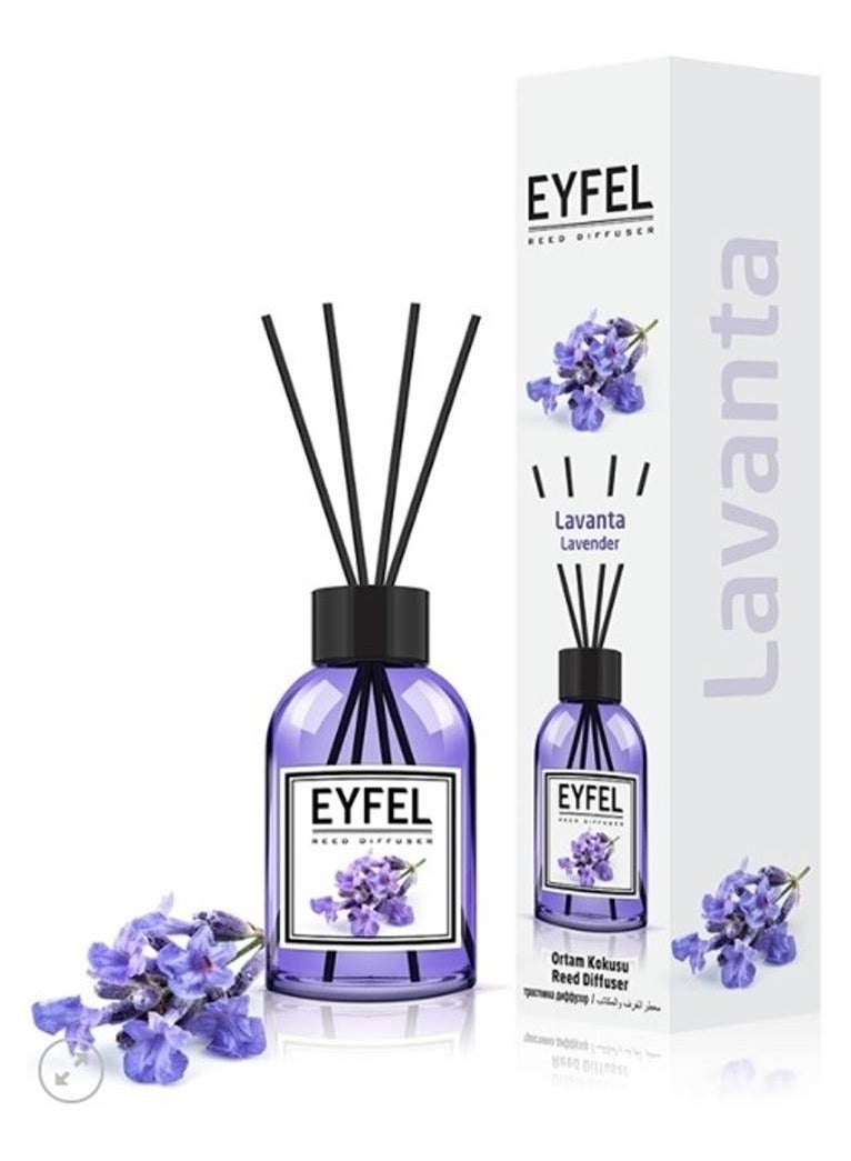 آيفيل ناشر الروائح من Eyfel، برائحة اللافندر، ناشر روائح من القصب 120 مل - Image 1