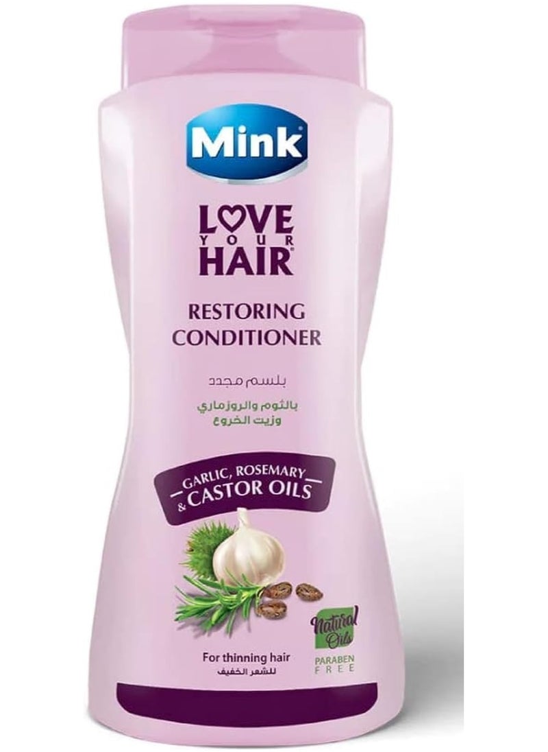 Mink - Mink Hair Conditioner Garlic & Rose Mary & Castor Oil 700 ML - Image 1