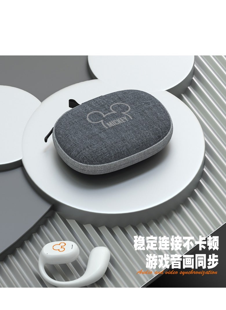 Disney - Disney TWS Bluetooth headphones Bone Conduction Sports in-ear Wireless Ear Clip type With Cloth Case - Image 1