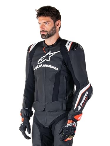 Alpinestars Missile V3 Ignition Leather Jacket CECertified Motorcycle Protection Superior Comfort Ventilation 54 BlackWhite - Image 3