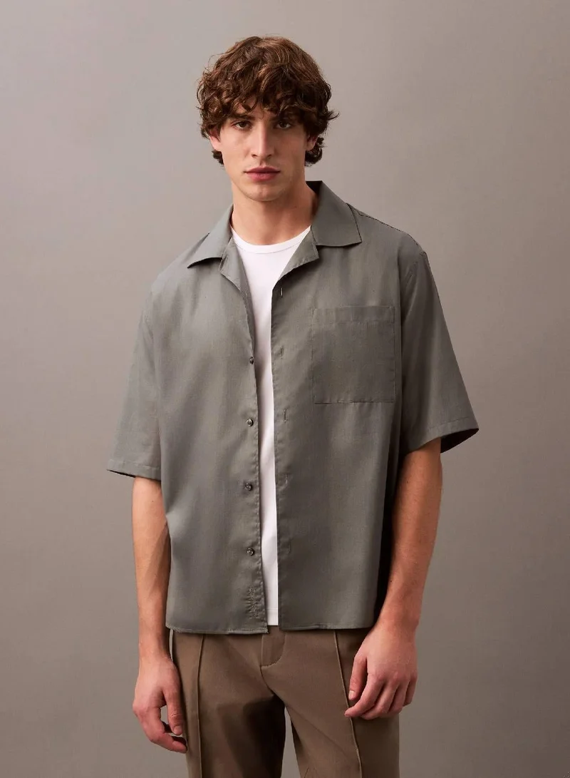 Relaxed Cotton Gauze Shirt