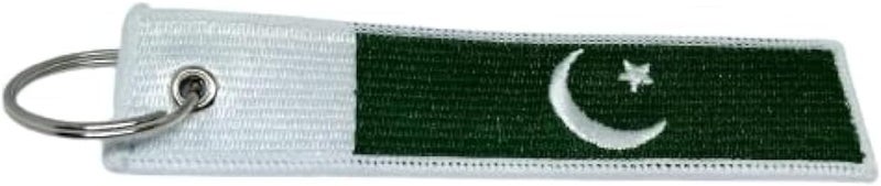 Mirfa Pakistan Flag Keychain Tag - Image 1