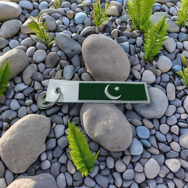 Mirfa Pakistan Flag Keychain Tag - Image 3