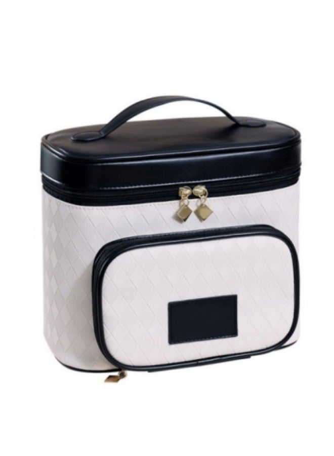 GGEROU حقيبة تخزين مستحضرات التجميل المحمولة متعددة الوظائف ذات السعة الكبيرة وحقيبة أدوات الزينة للسفر وحقيبة تخزين مستحضرات التجميل - Image 1