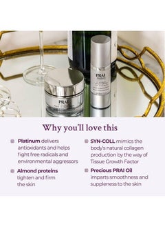 PRAI Beauty Platinum Firm & Lift Eye Creme Tightening & Firming 05 Oz  - Image 5