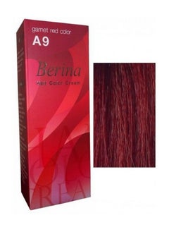 Berina Permanent Hair Dye Color Cream (A9 Red Gamet) 