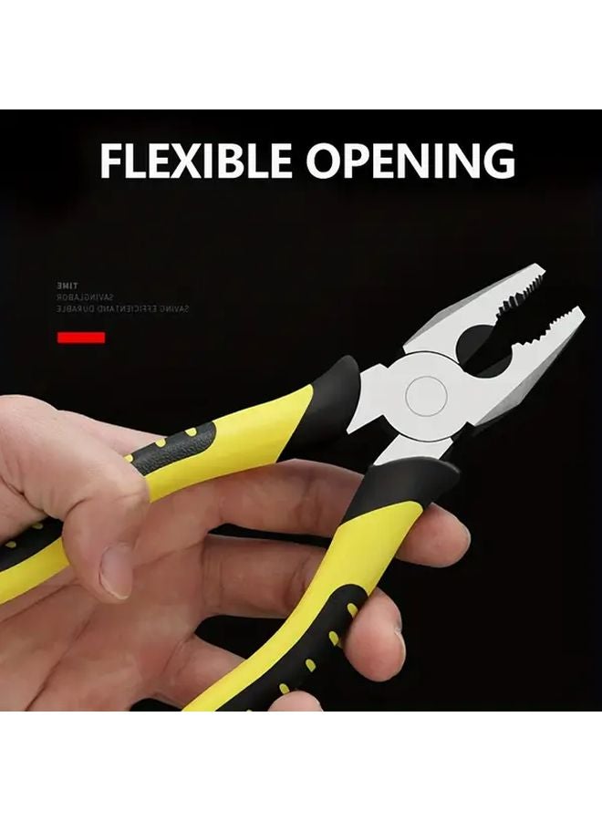 1 قطعة كماشة تجريد الأسلاك الفولاذية الصناعية الثقيلة كماشة قطرية للمحترفين الكهربائيين - Image 5