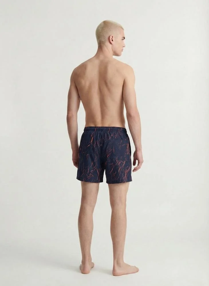 JACK & JONES Printed Drawstring Swim Shorts
