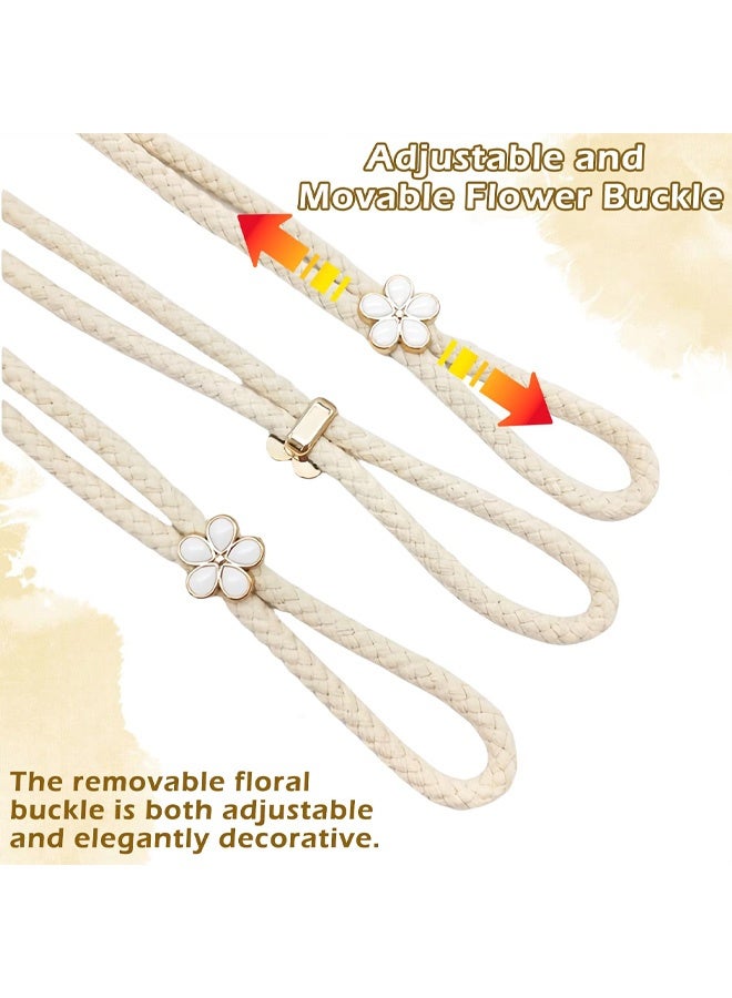 4 Pack Curtain Tiebacks, Curtain Rope Buckle Elegant Boho Style Curtain Tiebacks Hand Knitted Curtain Tie Backs for Home, Office, Living Room, Bedroom - Image 3