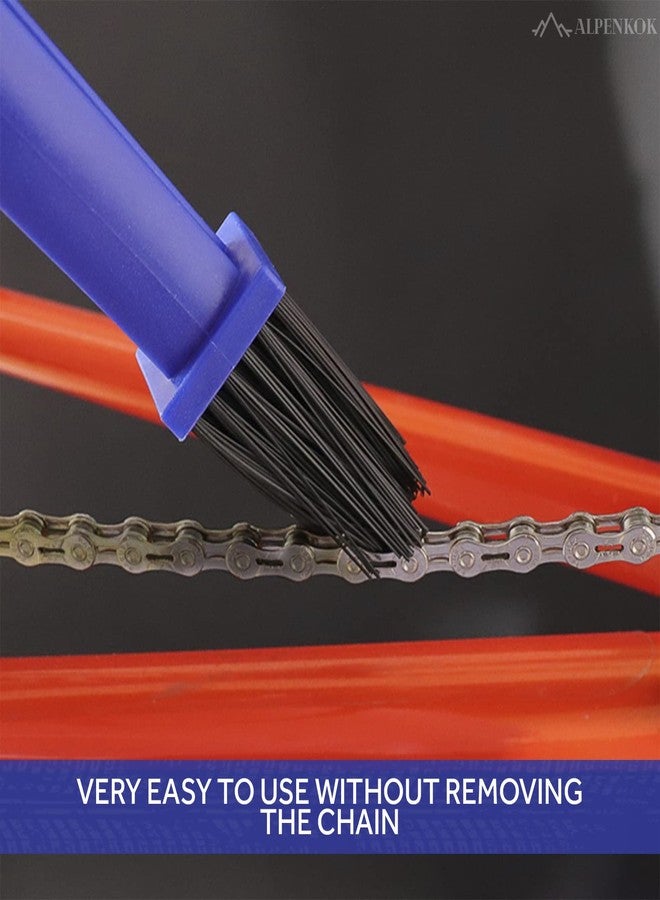 ALPENKOK HitPro Motorcycle & Bike Chain Cleaning Tool,Mountain Dirt Road Bike Chain Degreaser Cleaner - Image 4