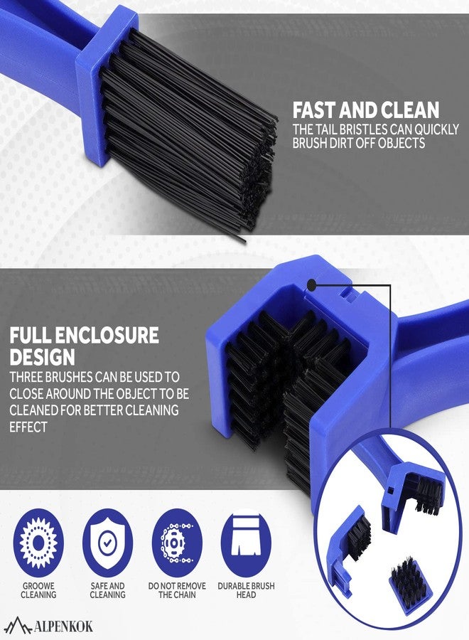 ALPENKOK HitPro Motorcycle & Bike Chain Cleaning Tool,Mountain Dirt Road Bike Chain Degreaser Cleaner - Image 2