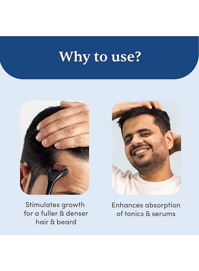 Man Matters Derma Roller With Disinfectant  540 Micro - Image 4