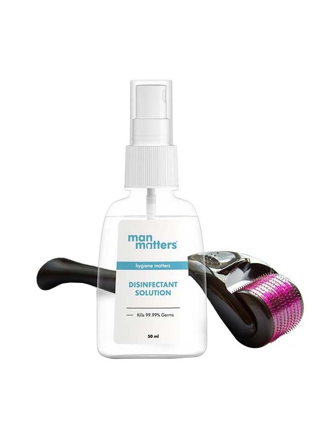 Man Matters Derma Roller With Disinfectant  540 Micro - Image 1