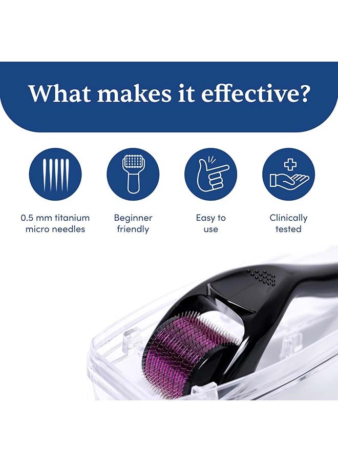 Man Matters Derma Roller With Disinfectant  540 Micro - Image 5