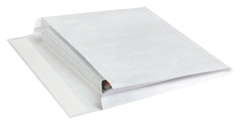 Quality Park Survivor R4650 Tyvek Booklet Expansion Mailer 12 x 16 x 2 White Case of 100