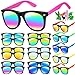 Ginmic Kids Sunglasses Bulk Neon Sunglasses Party Favors with UV400 Protection for Kids Boys and Girls Party Favor Birthday Graduation Party Supplies Beach Pool Party Favors - Image 3